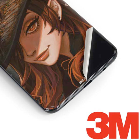 Halloween Pumpkin Witch with Fox by Ivy Dolamore Galaxy S9 Skin